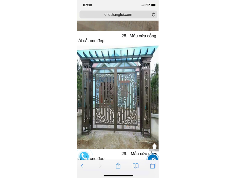 CỦA CỔNG 2 CÁNH