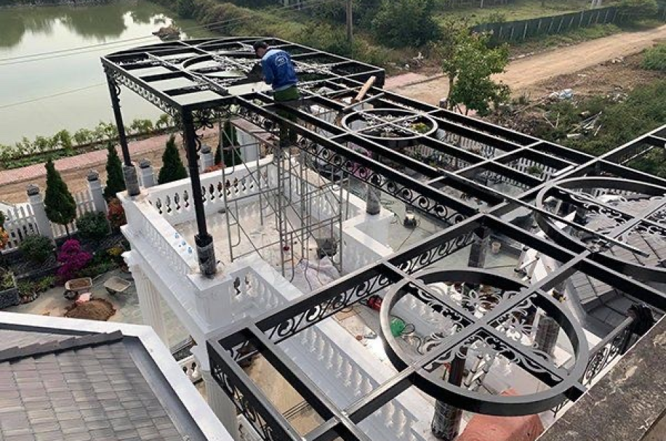 MÁI KÍNH SẮT MỸ THUẬT